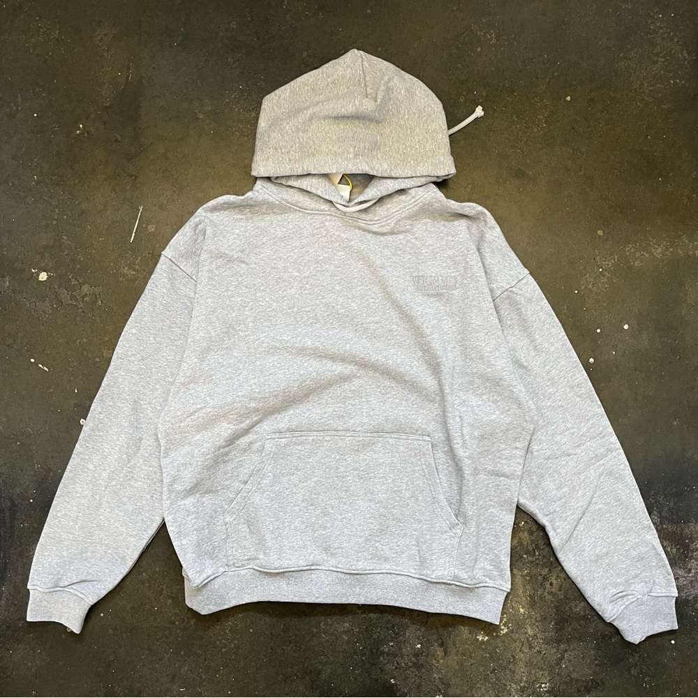 Vetements Gray Pullover Hoodie
